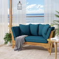 Serene Daybed Full Teak Fabric