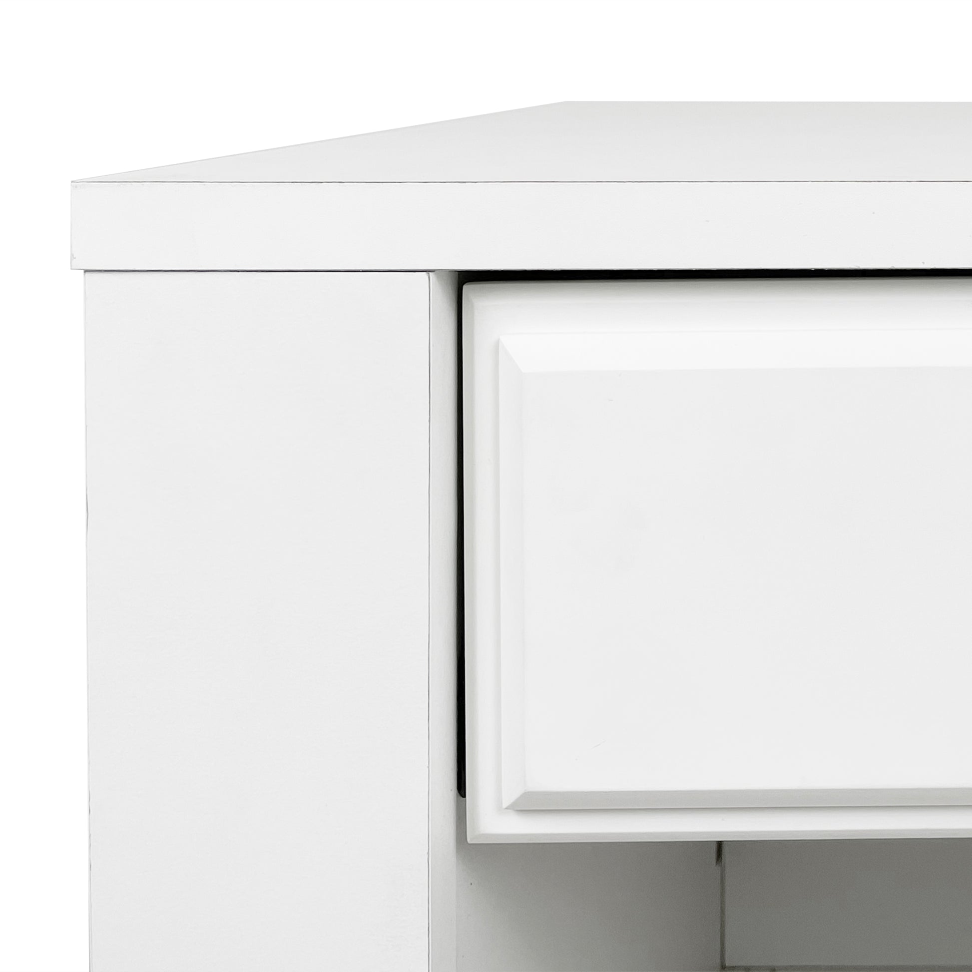 Side Table White Mdf