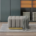 Ottoman Grey Velvet