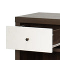 1 Drawer Nightstand Walnut Mdf