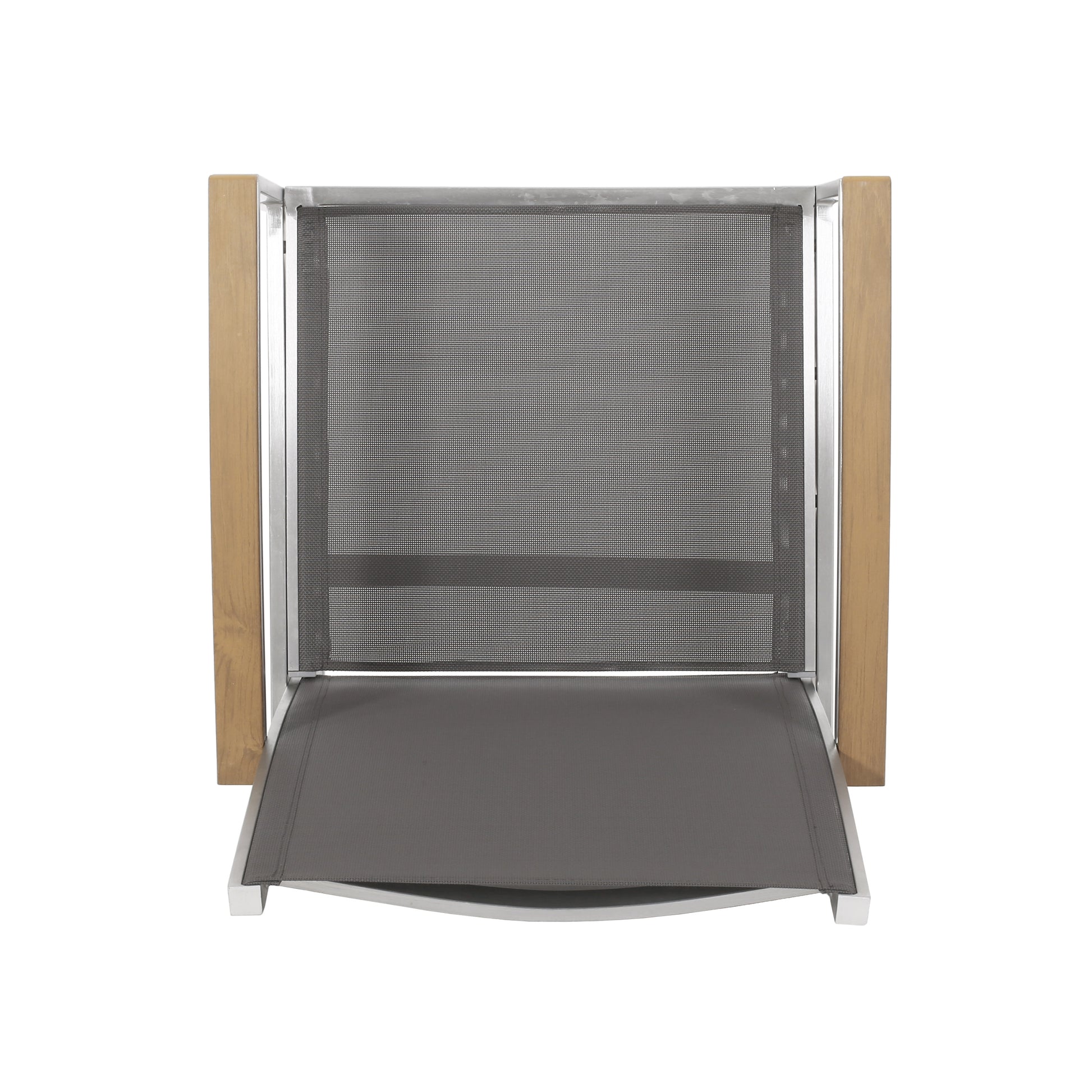 Glasgow Dining Chair Grey Aluminum