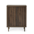 Nordic 4 Drawer Chest Walnut Mdf