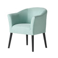 Arm Chair Light Blue Fabric