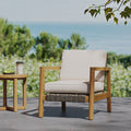 Nova Club Chair Teak Acacia Wood