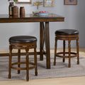 Counter Stool Brown Leather