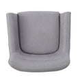 Club Chair Light Grey Fabric