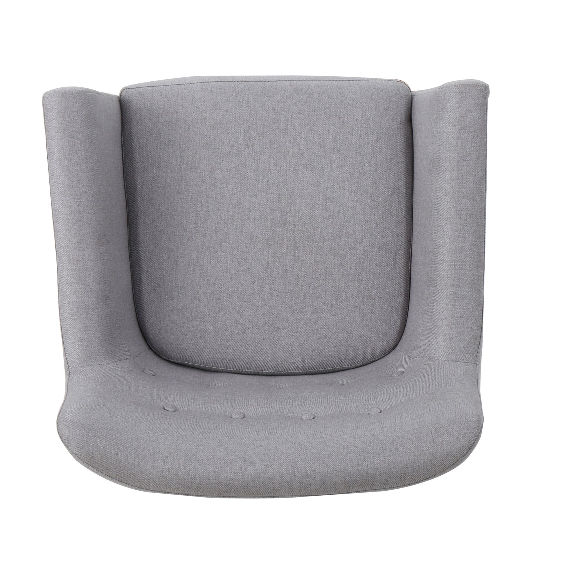 Club Chair Light Grey Fabric