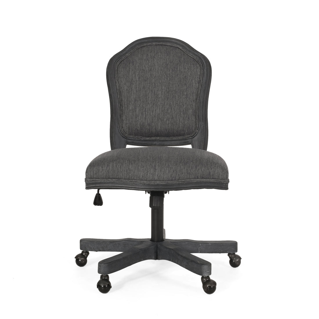 Swivel&Lift Office Chair Grey Fabric