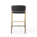 Barstool Mp2 Set Of 2 Black Pu