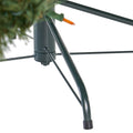 7' Noble Hinged Tree With 500 Multilights Ul,Dia:48 Green Pvc