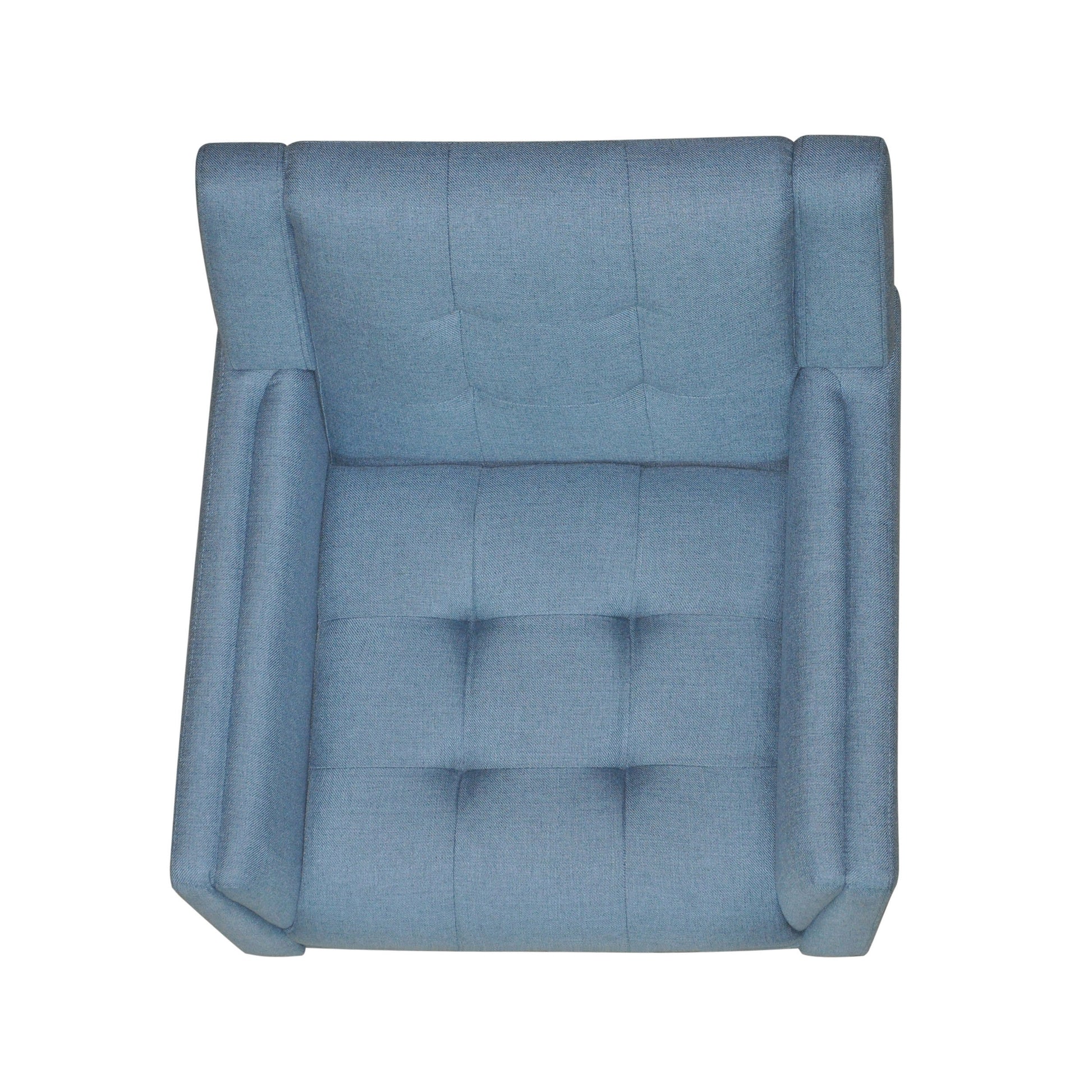 Greenmont Upholstered Armchair Blue Fabric