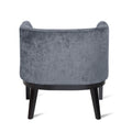 Accent Chair Charcoal Fabric