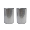Metal Side Table Silver Iron