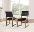 Atmore Side Chair Set Of 2 Black Black Wood