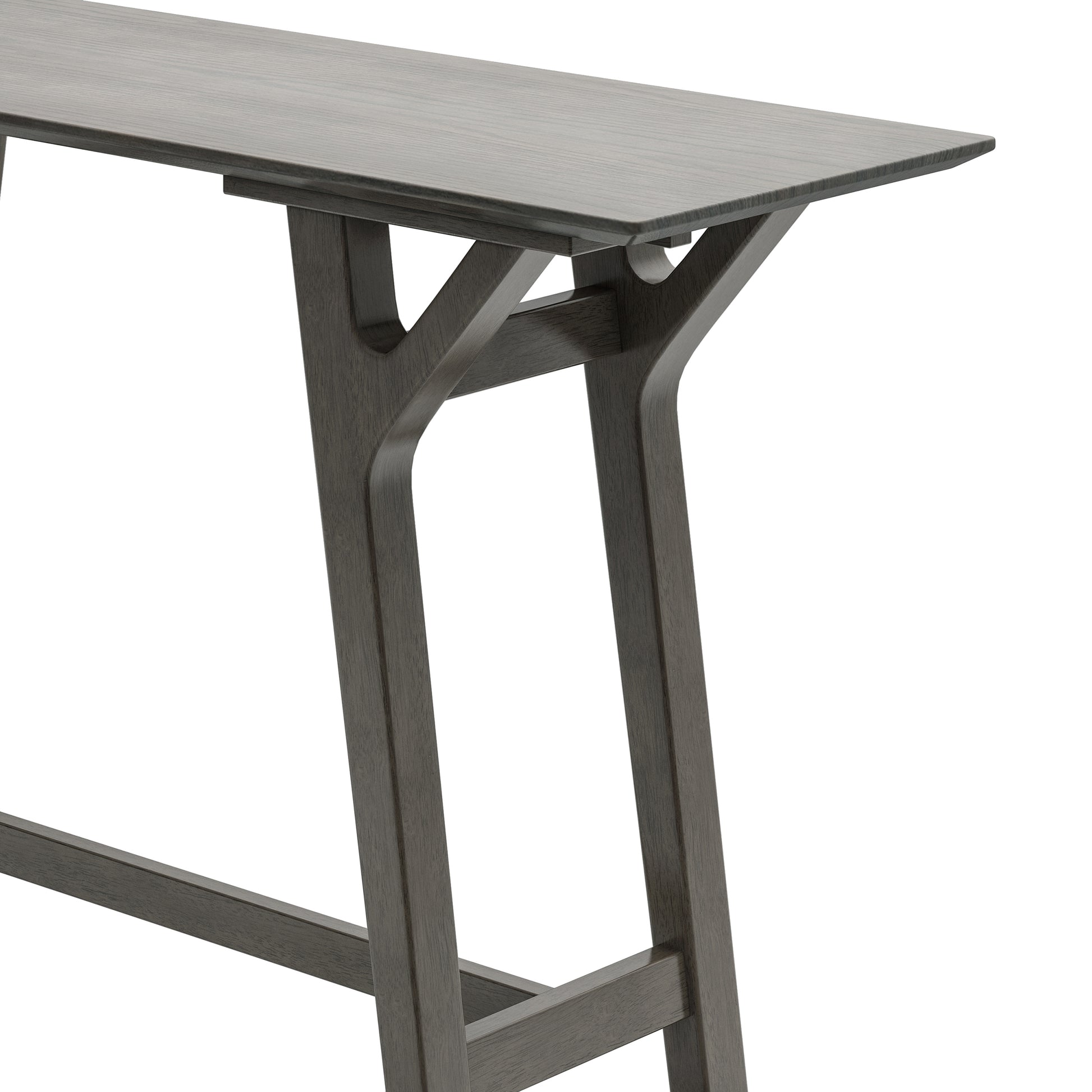 Divo Console Table Grey Rubber Wood