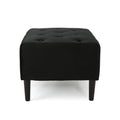 Ottoman Black Velvet