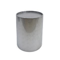 Metal Side Table Silver Iron