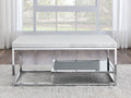 Aston White Marble Top Coffee Table White White Marble