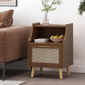 End Table Walnut Engineered Wood