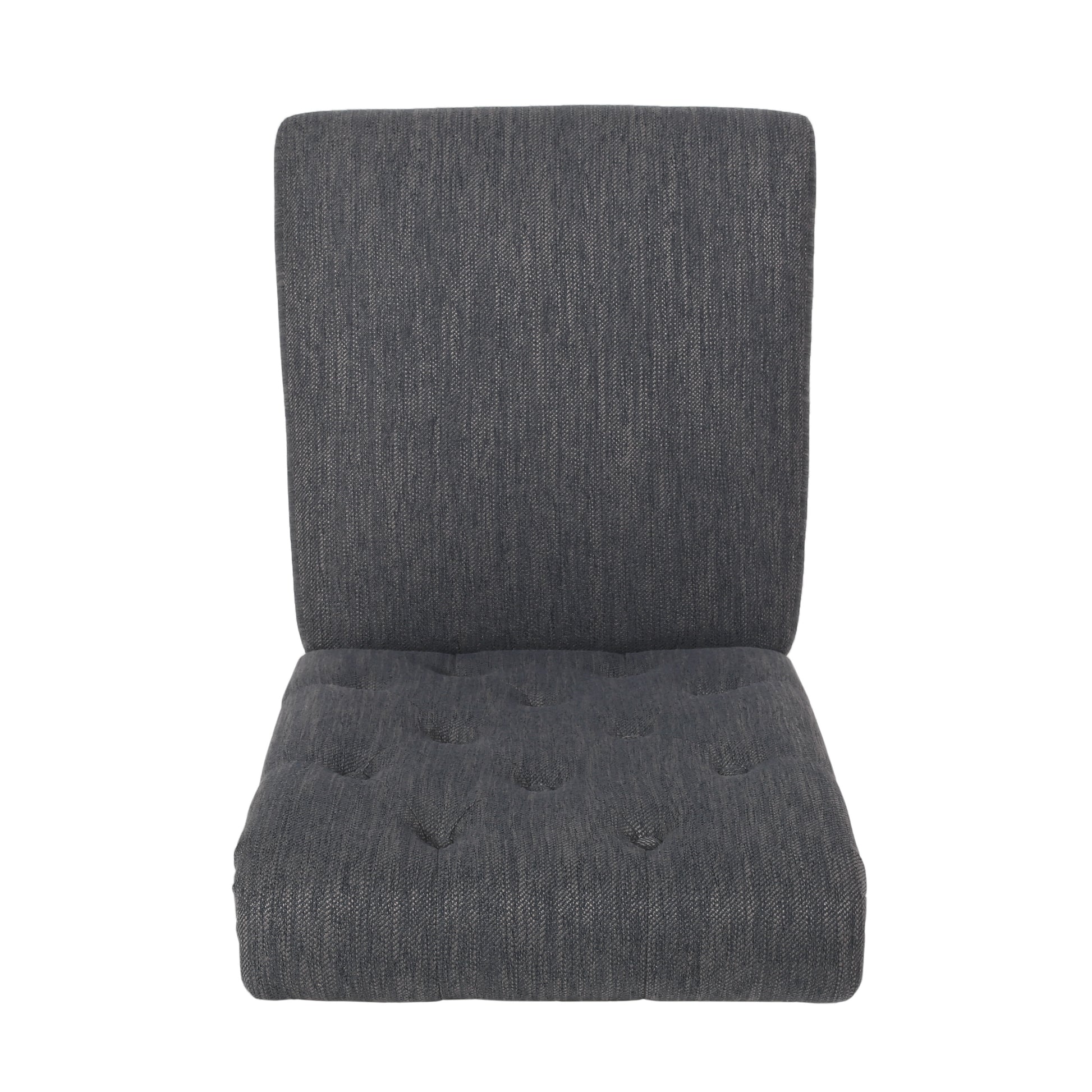 Dining Chair Mp2 Set Of 2 Charcoal Fabric