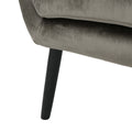 Arm Chair Grey Velvet