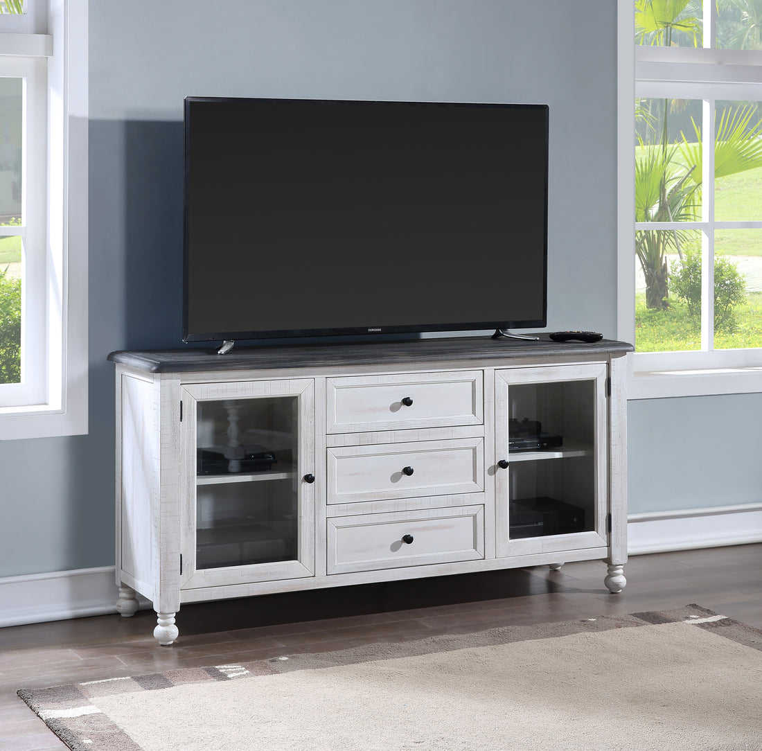 Heston Tv Stand Or Server White White Wood