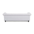 Sofa 3 Seater White Pu