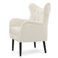 Arm Chair Ivory Velvet