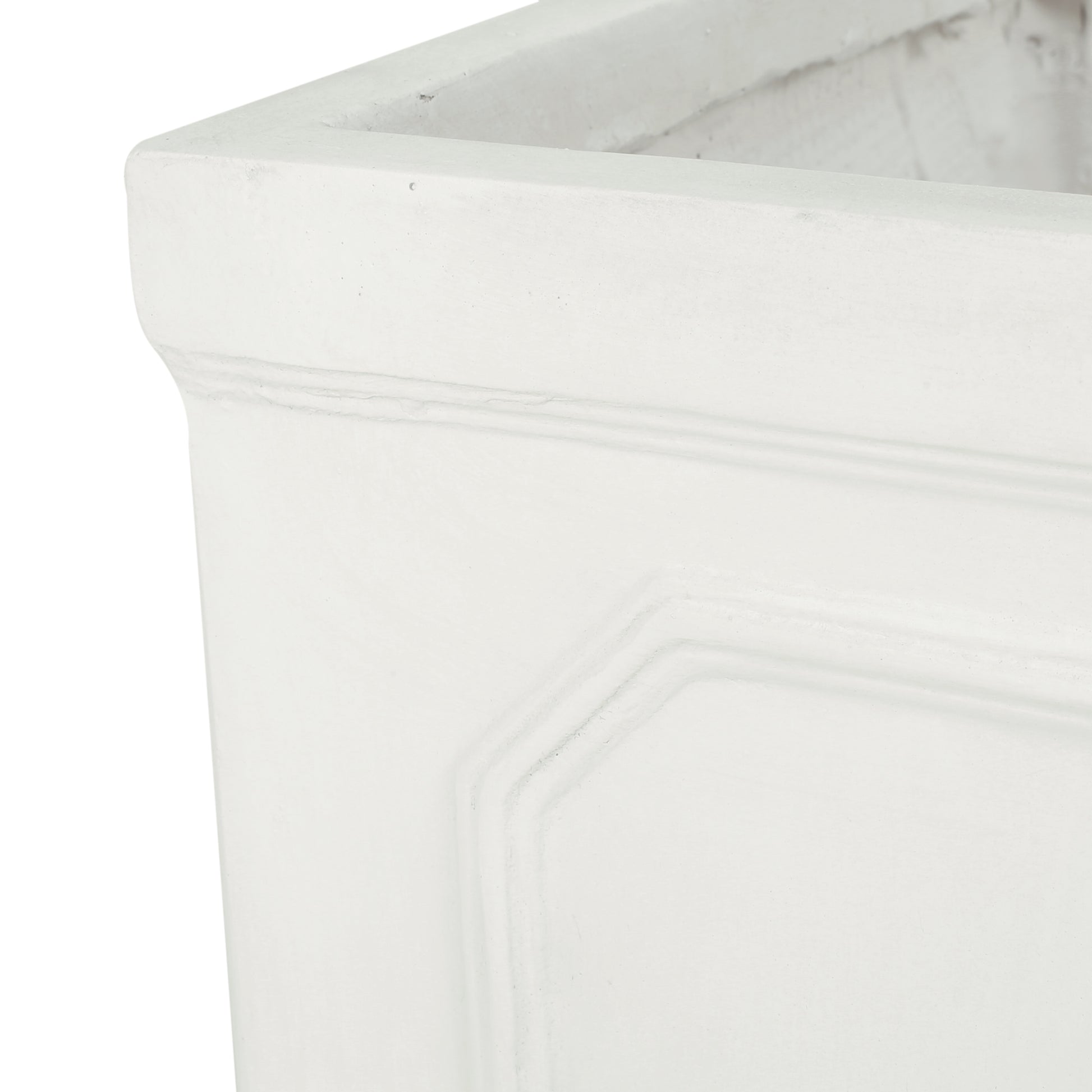 Mgo Planter Antique White Magnesium Oxide