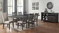 Napa Upholstered Side Chair Set Of 2 Dark Brown Dark Brown Wood