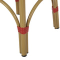 Barstool Red Wicker