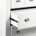 Chest Of Drawer White Mdf