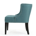 Fabric Occaisional Chair, Dark Teal Teal Fabric