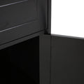 Bathroom Cabinet Black Mdf