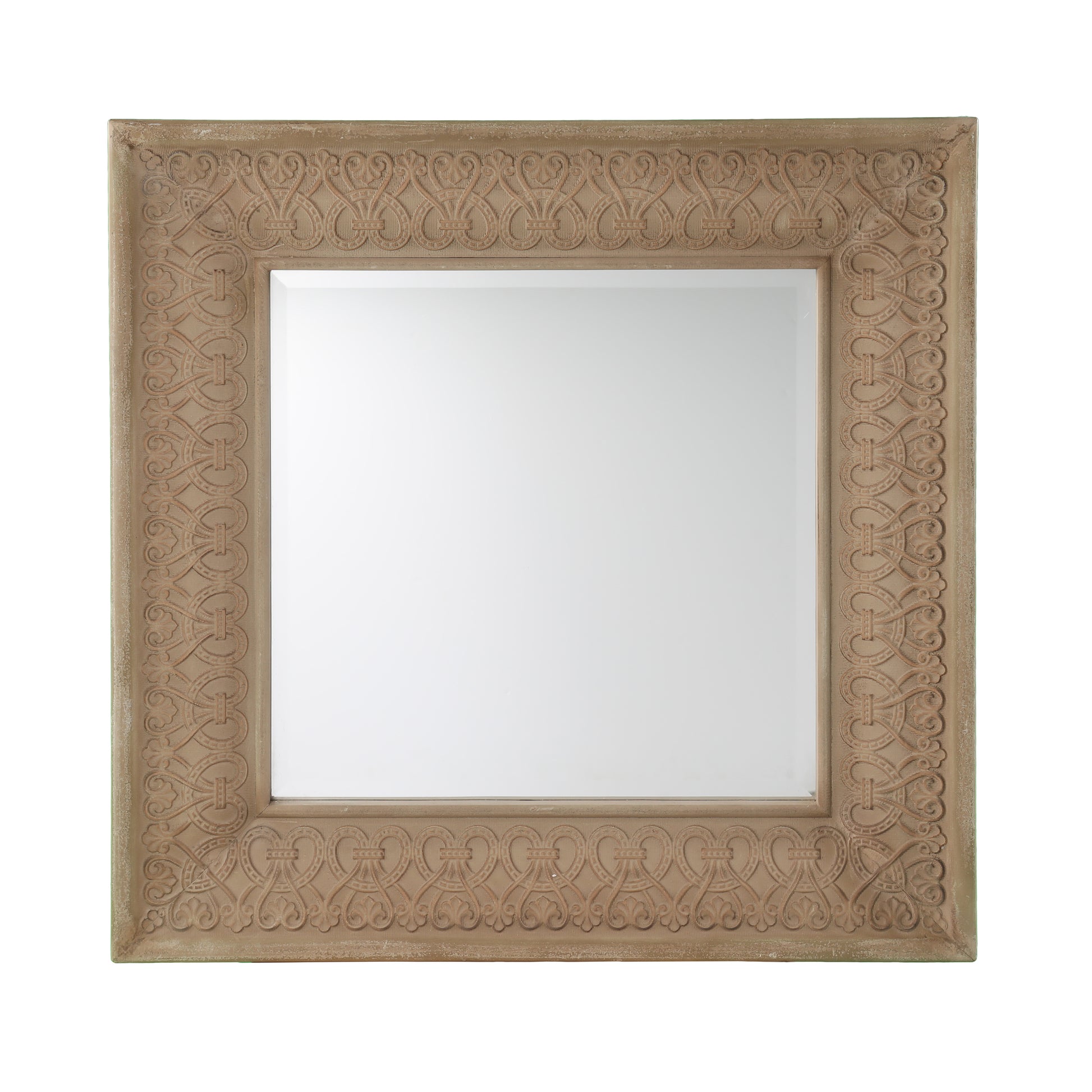 Dyerlane Decorative Wall Mirror Natural Wood Mdf