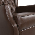 Rocking Chair Dark Brown Pu