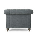 Club Chair Charcoal Fabric