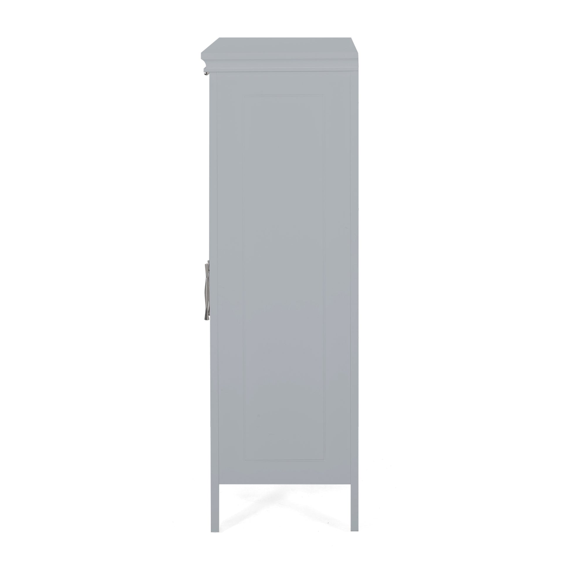 Floor Cabinet Gray Mdf