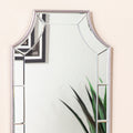 Leaston Decorative Wall Mirror Silver Mdf