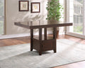 Yorktown Counter Table Dark Brown Dark Brown Wood