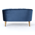 Seat Navy Blue Velvet