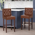 Barstool Light Brown Pu