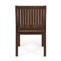 Wilson Dining Chair Dark Brown Acacia Wood