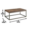 Lorenza 3 Piece Table Set Brown Brown Iron