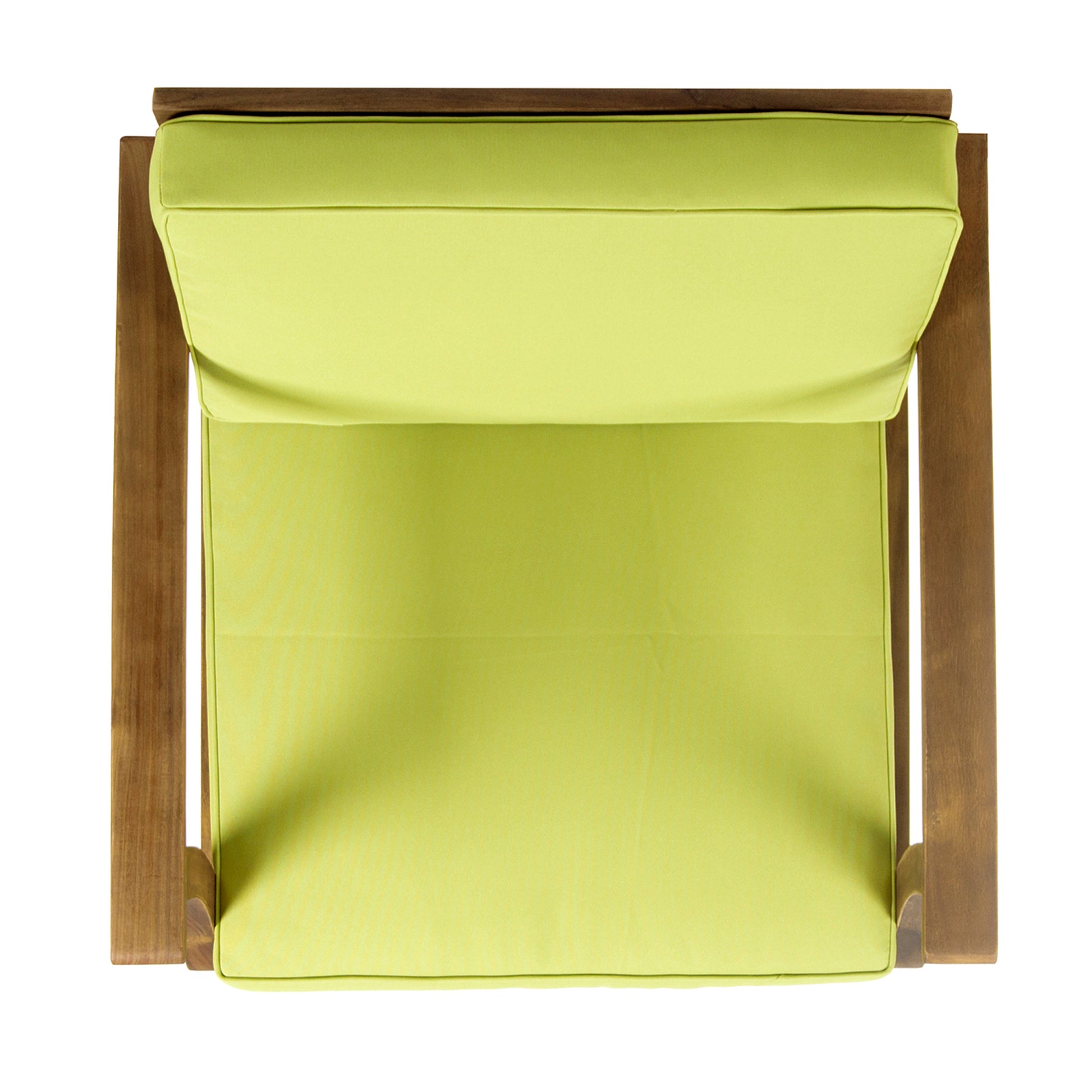 Perla Club Chairs Set Of 2, Green Green Acacia Wood