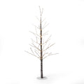 4Ft Paper Led Tree Brown Iron