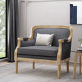 Club Chair Charcoal Fabric
