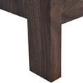 Toolless Assembly Nightstand Brown Mdf