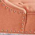 Occassional Chair Orange Fabric