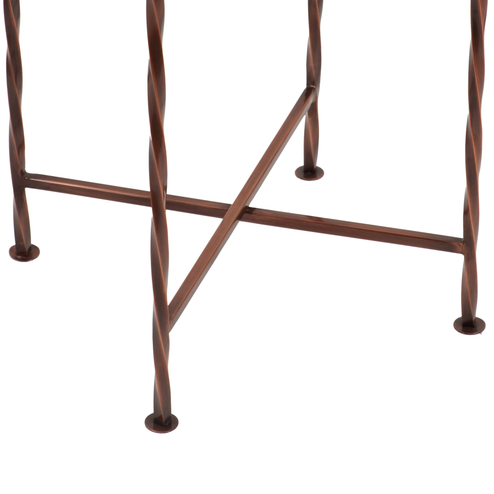 Cb Tray Table Copper Copper Iron